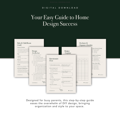 Family Home Design Made Easy Workbook